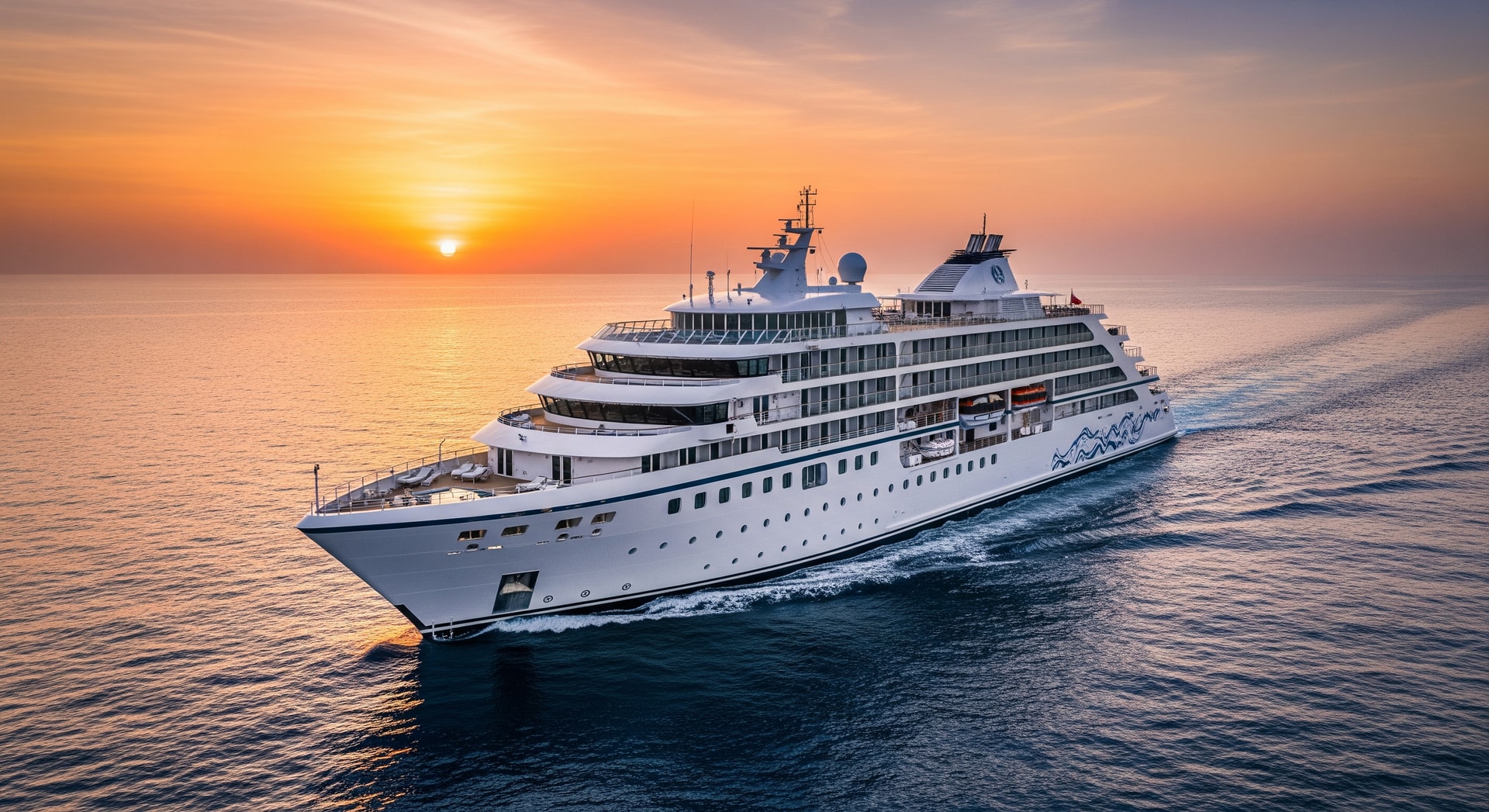 Aroya luxury cruise ship at sea, representing expanded cruise offerings for Indian travellers