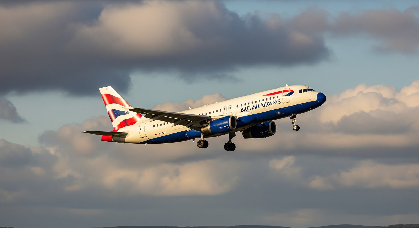 British Airways Airbus A319 in holding pattern near Glasgow Airport following an emergency declaration