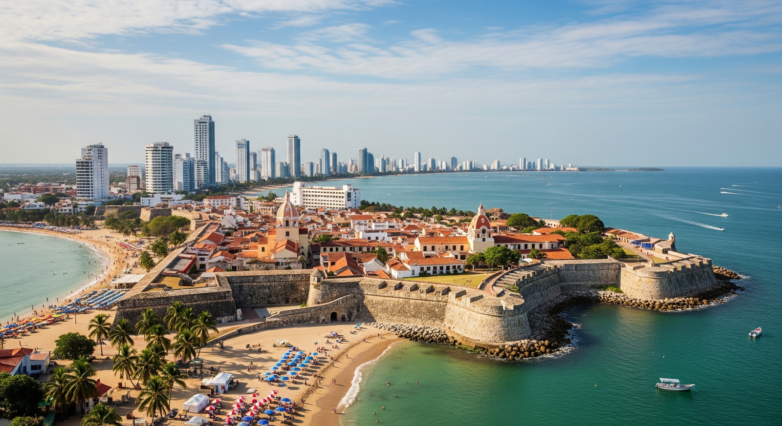 Cartagena walled city and Caribbean coast, among South America travel hotspots