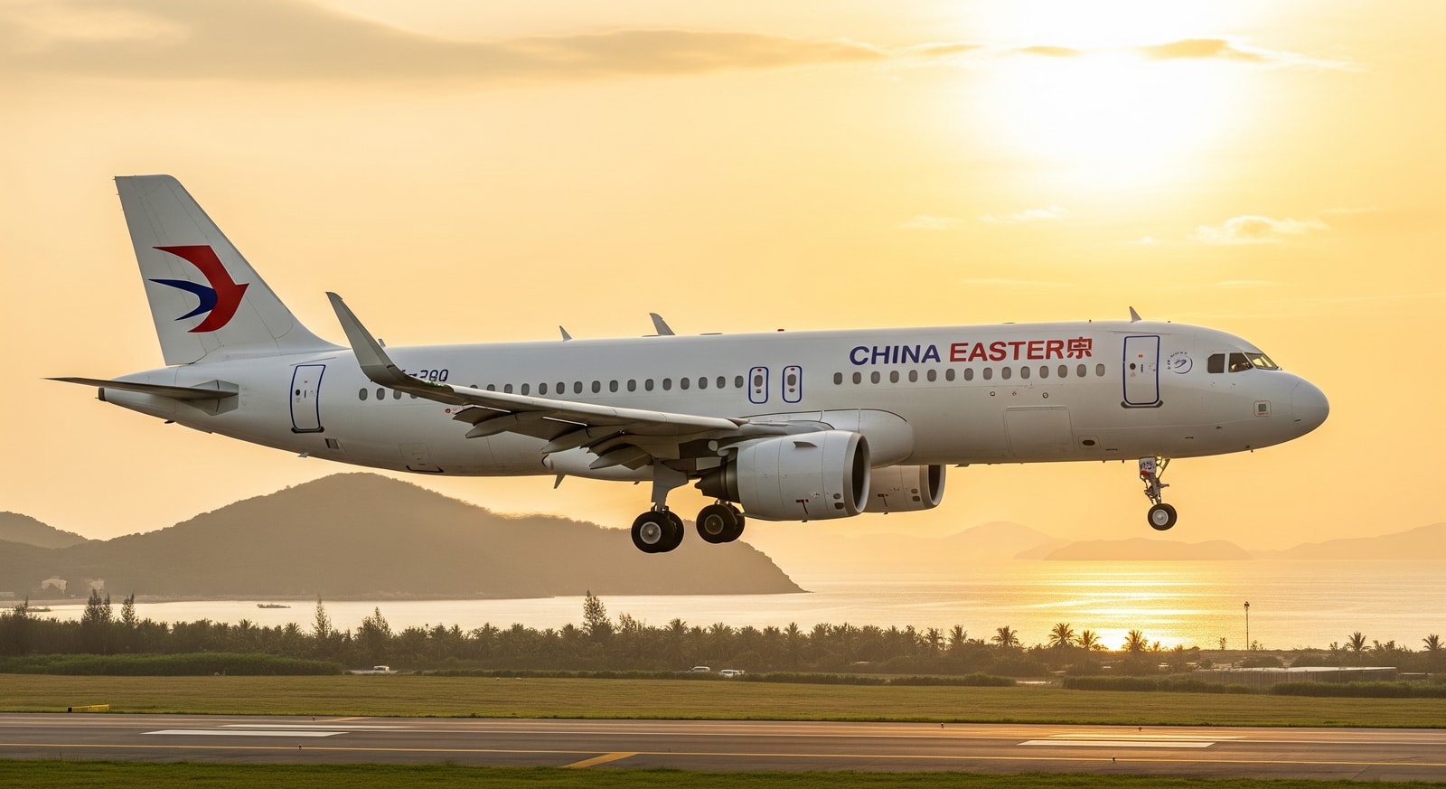 Airbus A320neo aircraft used on China Eastern Airlines routes, illustrating the Shanghai Pudong to Phu Quoc direct flight