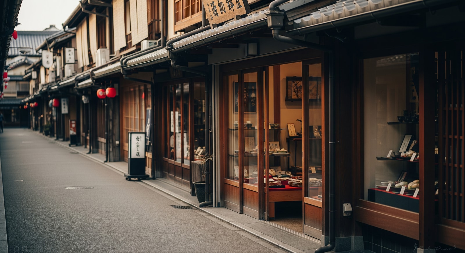 Empty or less crowded shopping street in a major Japanese city during Lunar New Year, reflecting lower Chinese tourist numbers