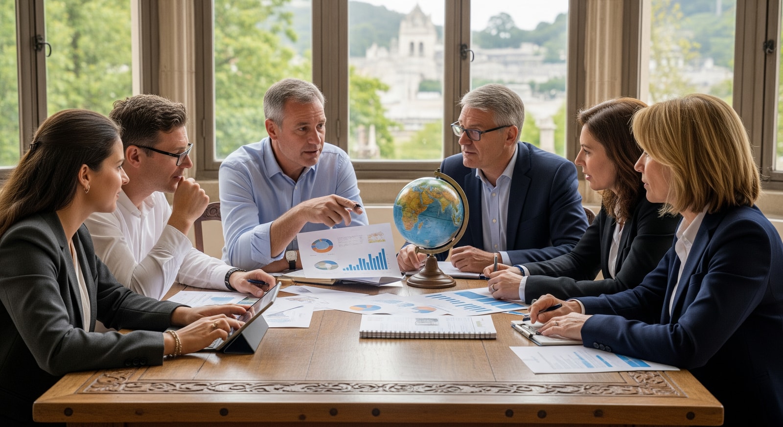 Ensemble Travel advisors collaborating on sustainable tourism initiatives with WTTC