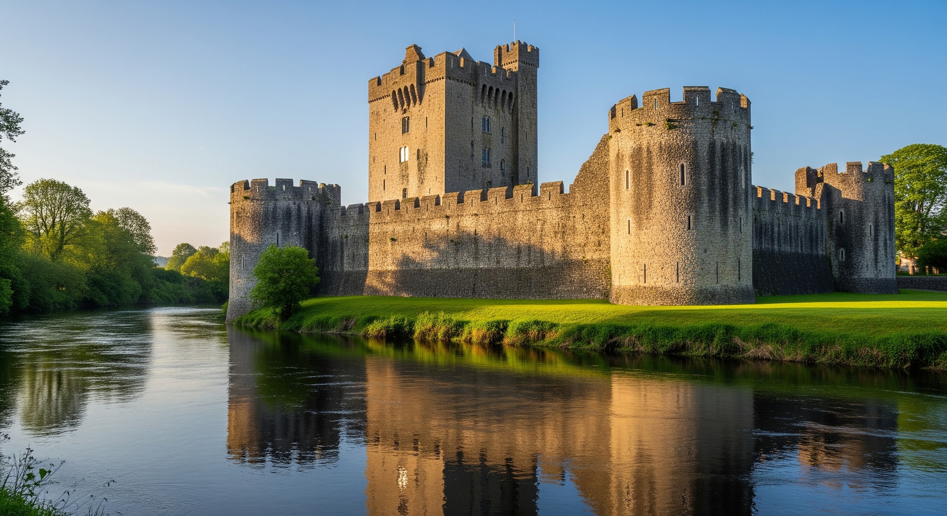 Cahir Castle on the River Suir, County Tipperary, Ireland