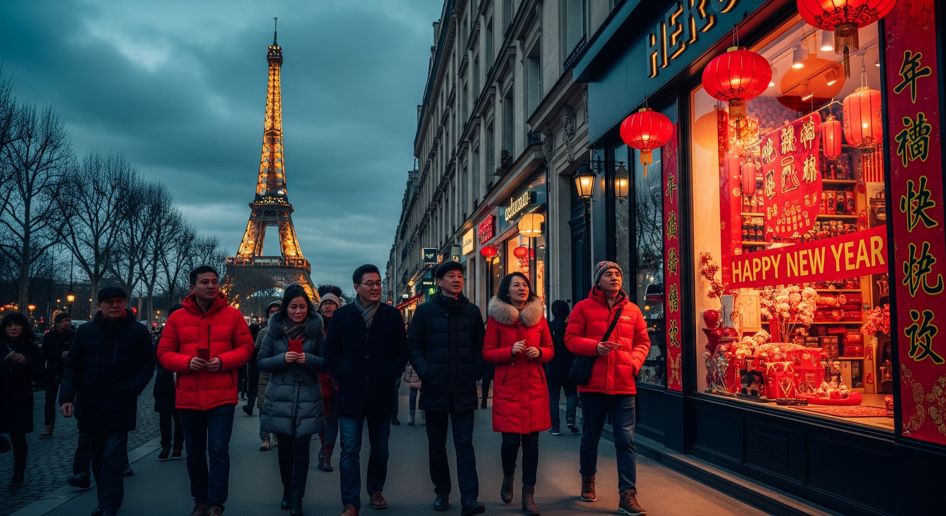 Chinese tourists visiting popular international destinations during Lunar New Year