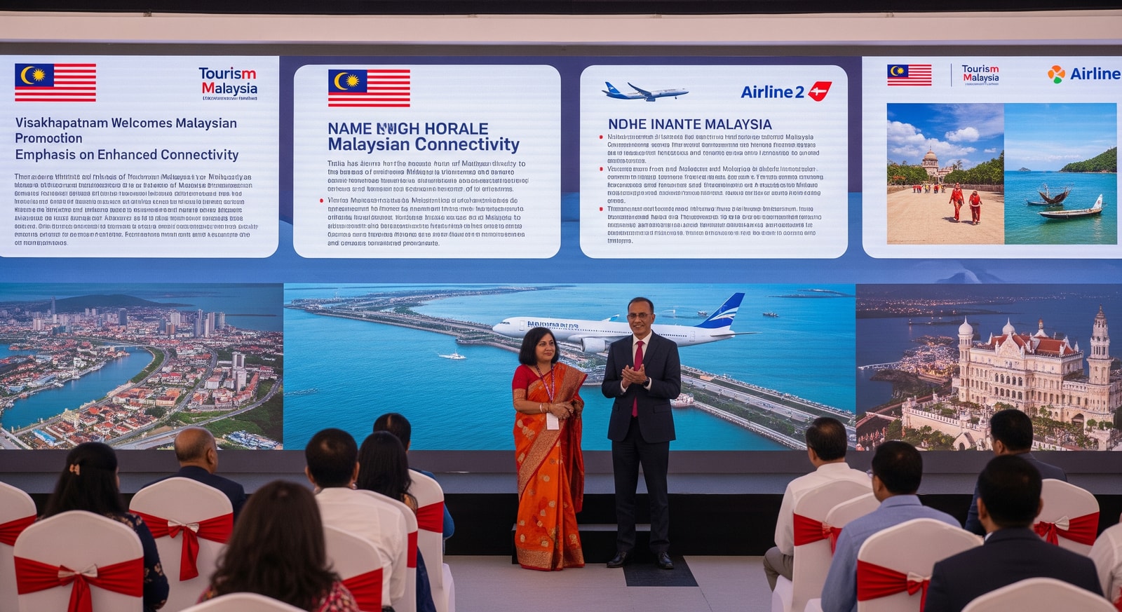 Promotional event in Visakhapatnam showcasing Malaysia tourism and flight connectivity