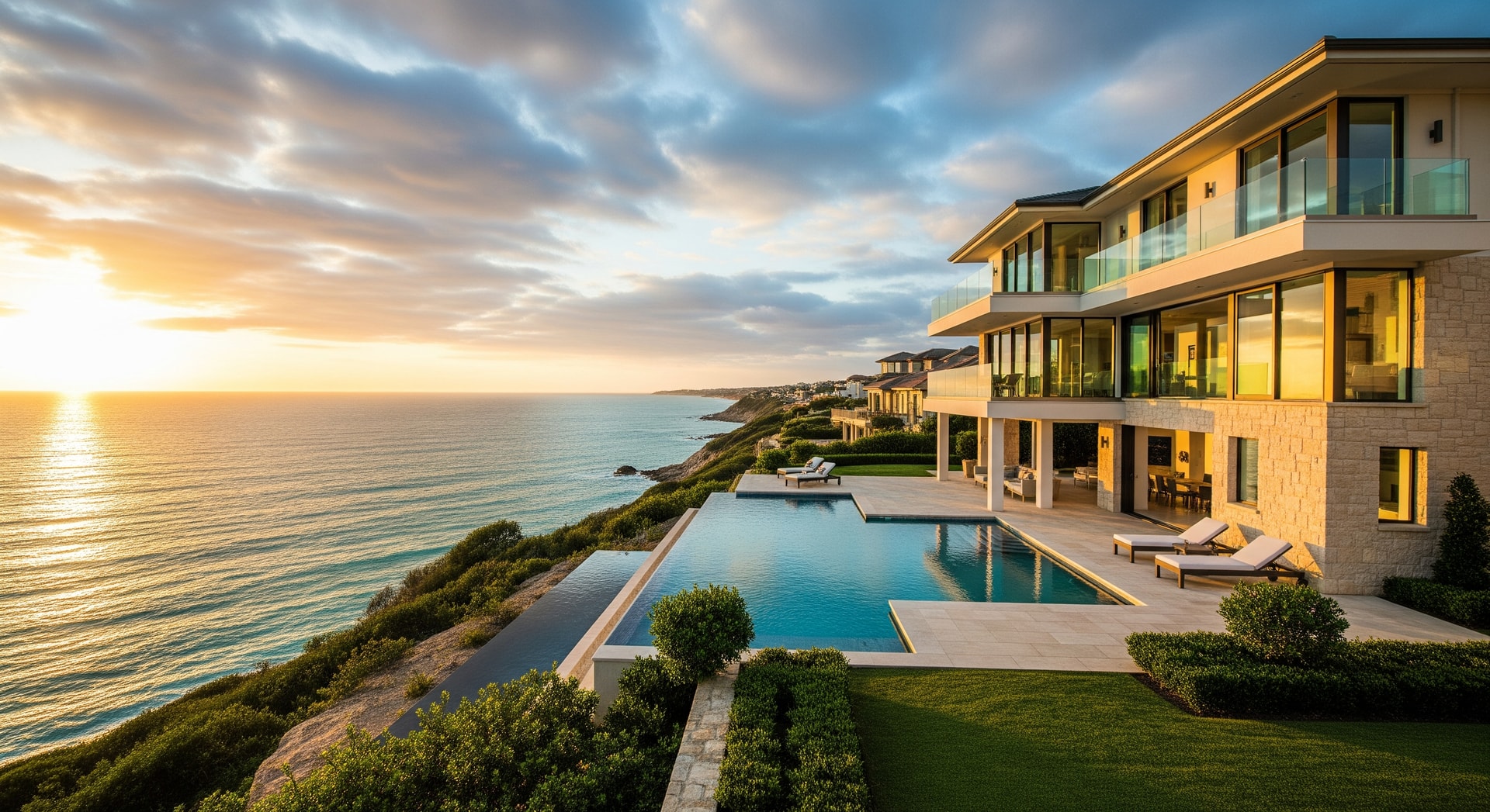 A luxury second home with sea views representing high-value properties in Pacaso's Infinity exchange