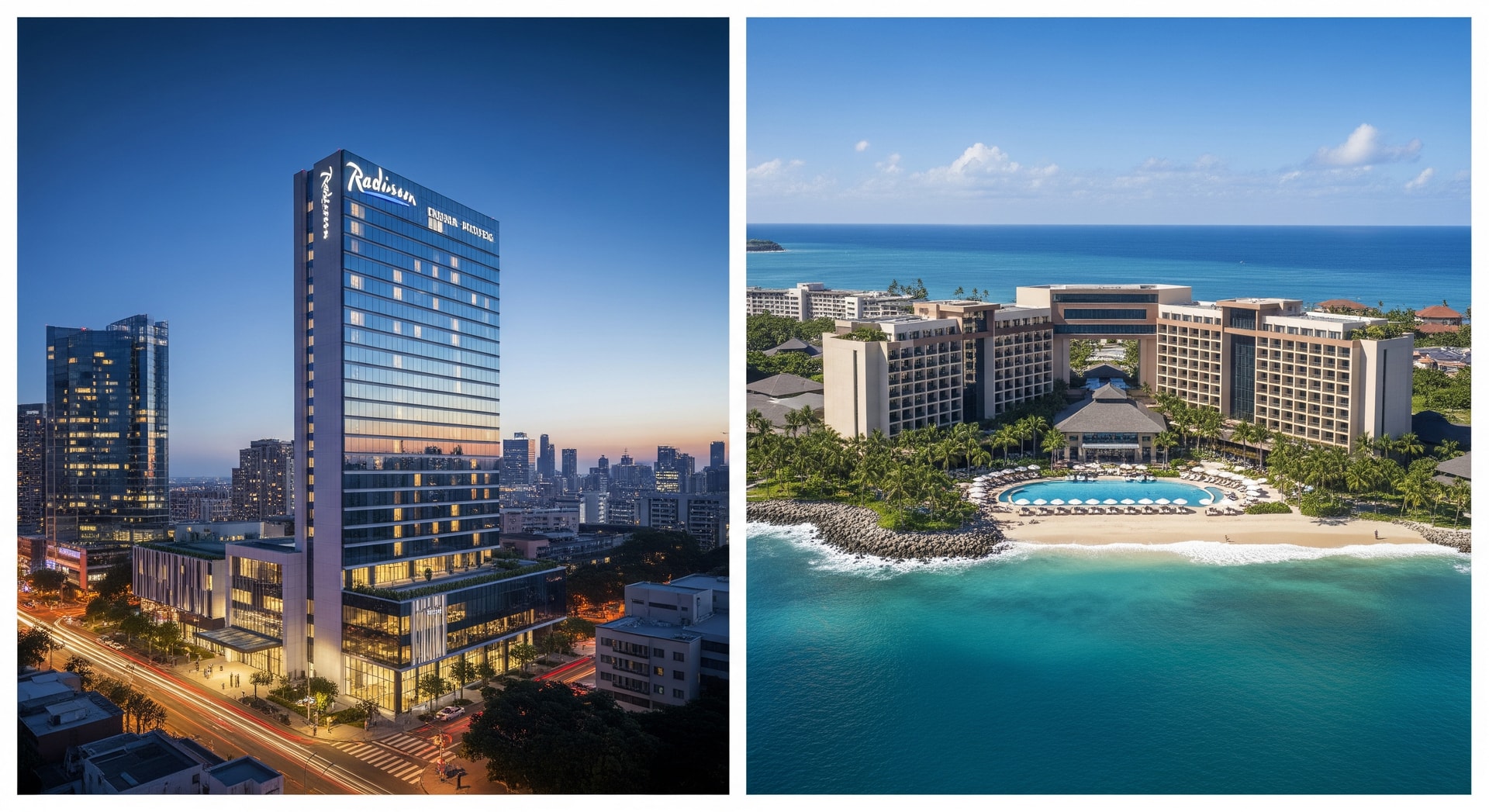 Radisson hotels in urban and resort settings representing global hotel expansion in 2026
