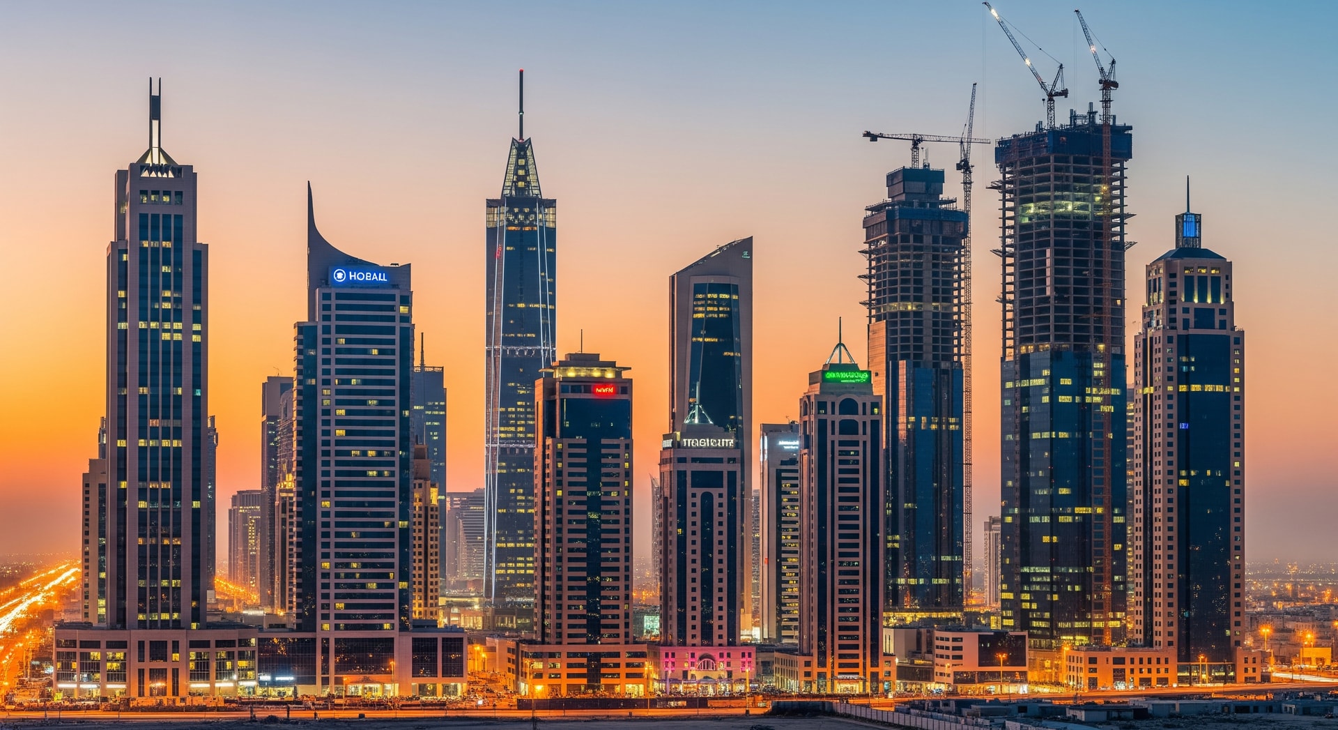 Riyadh skyline with hotel developments symbolising Saudi Arabia hotel pipeline growth