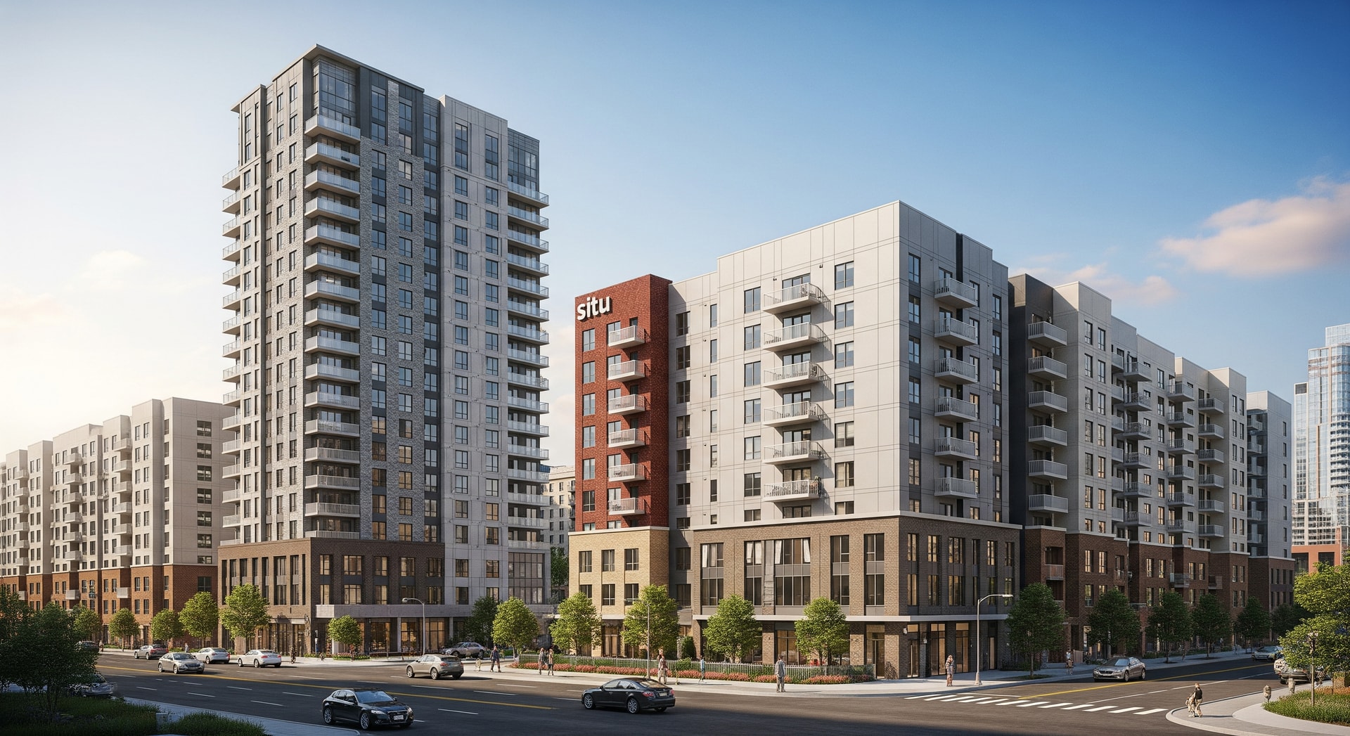 Serviced accommodation buildings representing Situ Americas regional expansion