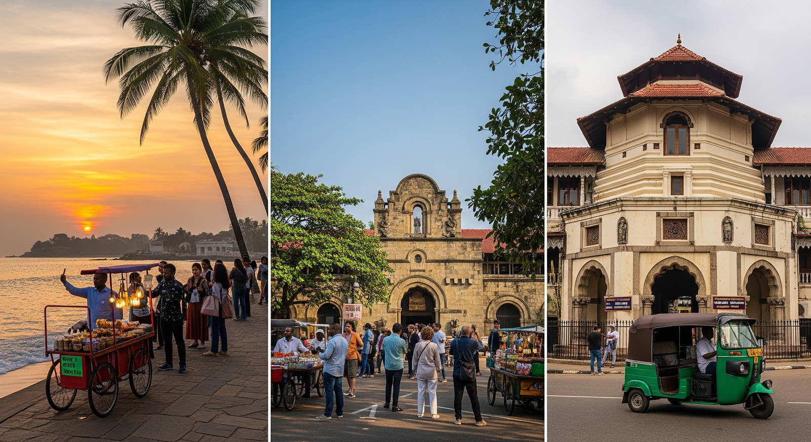 Tourists visiting Colombo and Kandy highlighting Sri Lanka tourism trends and economic impact