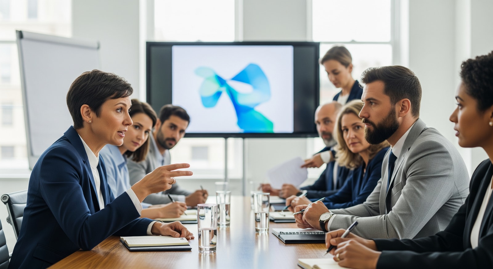 Representatives from travel technology firms and policymakers discussing algorithmic pricing proposals