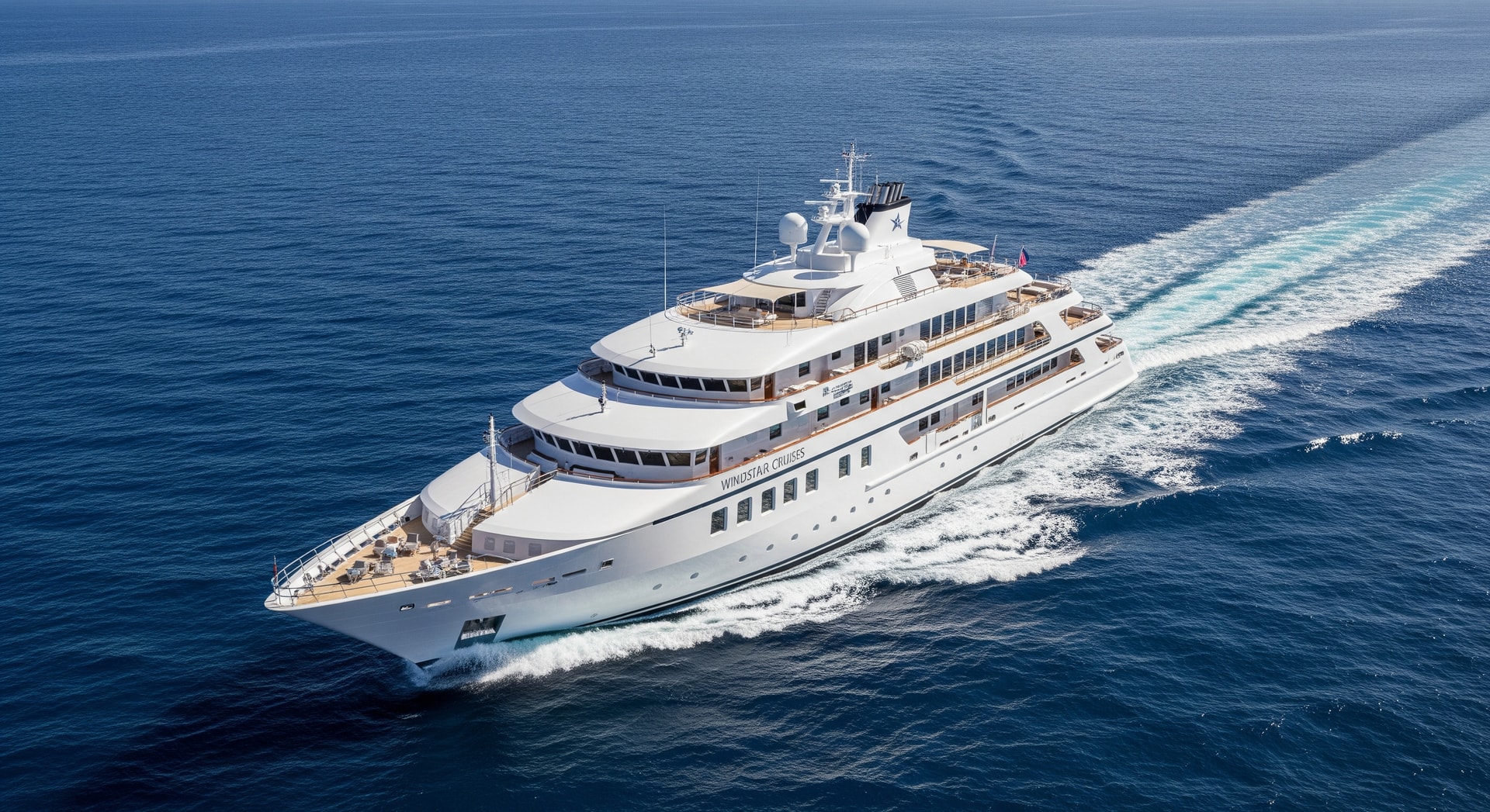 Windstar Cruises yacht at sea symbolizing luxury cruising and fleet expansion
